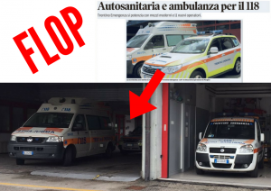 “Nuovissimi” automezzi per il 118 a Pergine: un flop