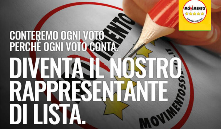Al momento stai visualizzando Diventa Rappresentante di Lista del Movimento 5 Stelle in Trentino